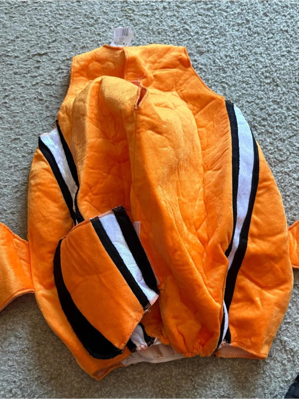 Disney Nemo Plush Costume Small 4-6 Clown Fish Halloween World Land Cruise
